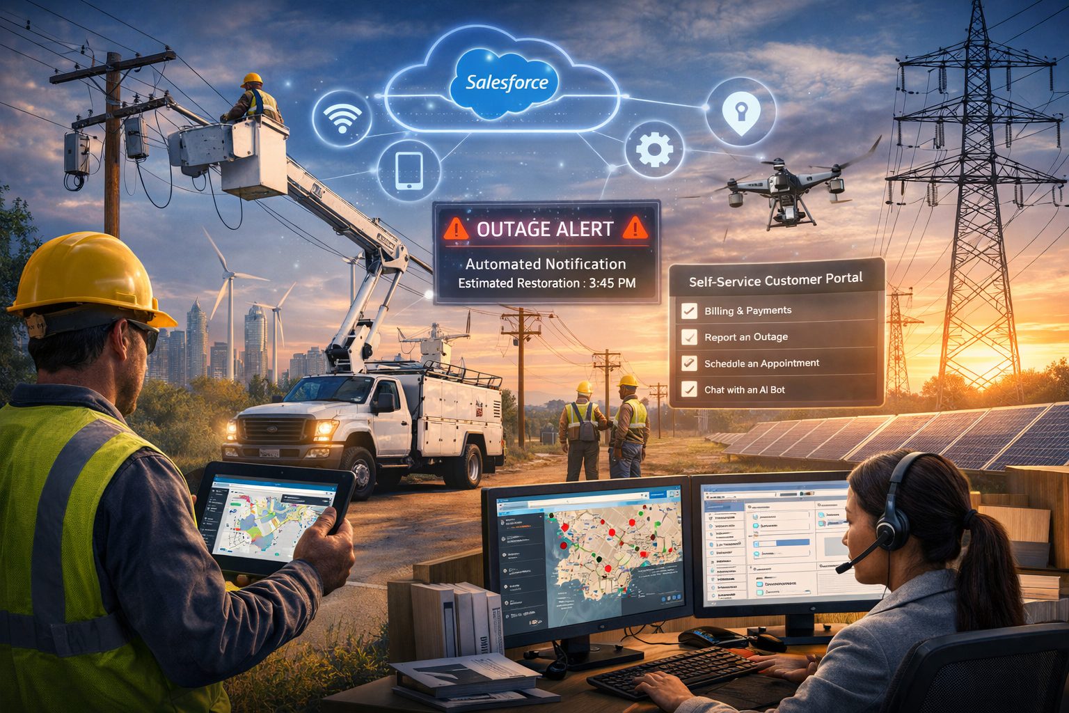 How Energy Utilities Are Using Salesforce to Manage Field Operations and Customer Expectation
