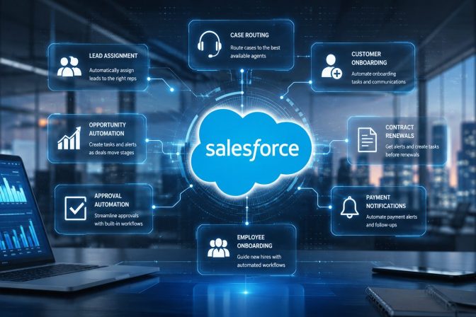 Top Business Processes You Can Automate with Salesforce Flow in 2026