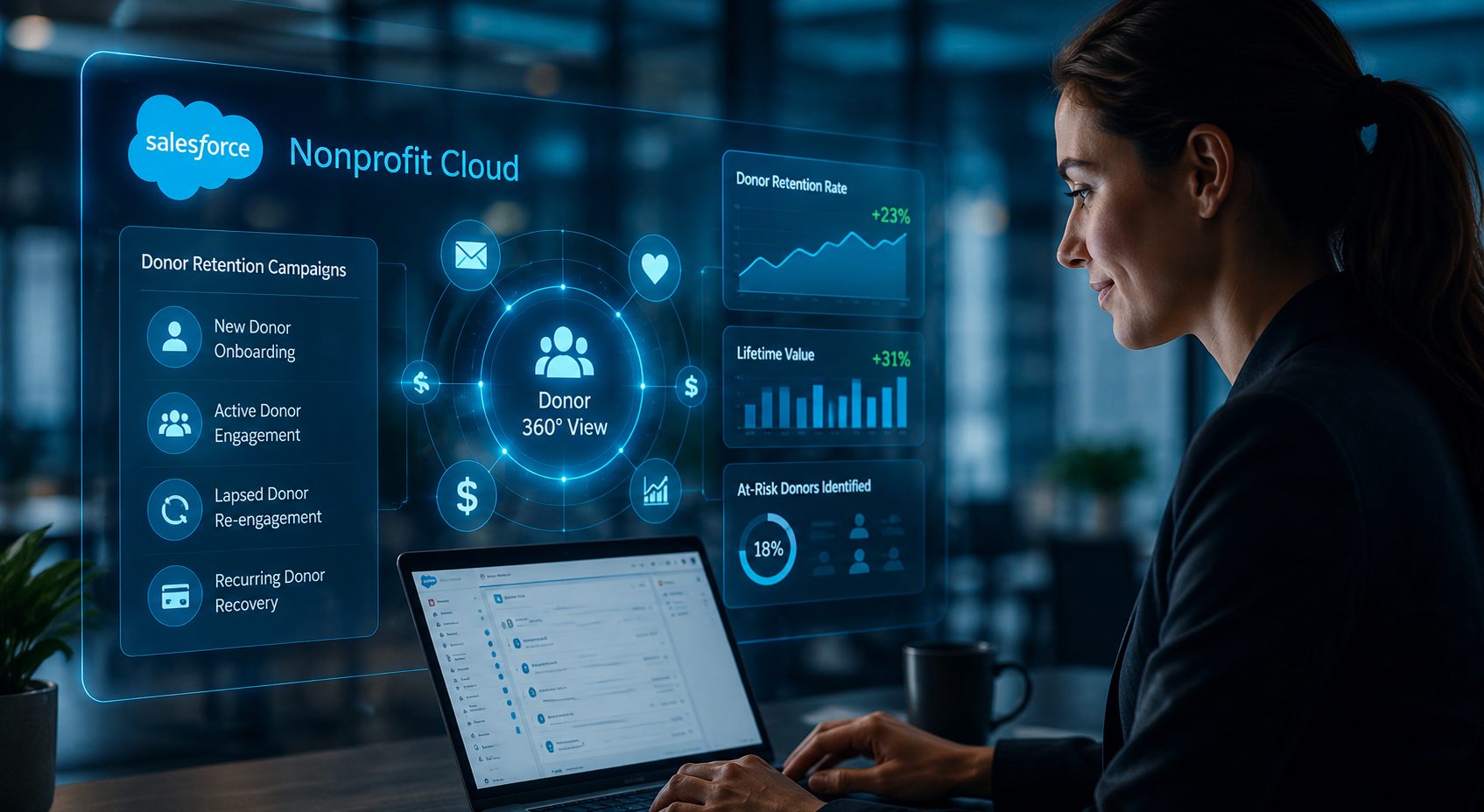 How to Run Donor Retention Campaigns in Salesforce Nonprofit Cloud